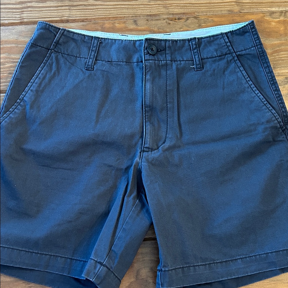 Old Navy Heather Black Men’s Size 30 Casual Lived-in Straight Shorts 6.5” inseam